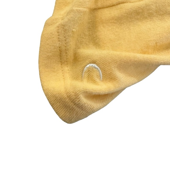 ZYIA | Boyfriend Hoodie Sunburst Orange Oversized Pullover Sweatshirt | XXS 0033 - Picture 4 of 6